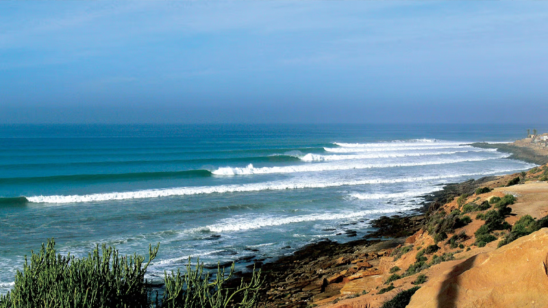 Morocco surf coast