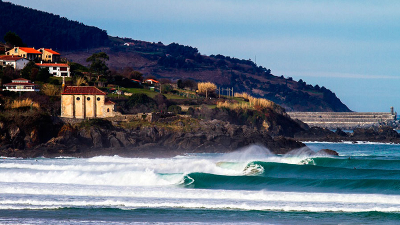 Spain surf coast
