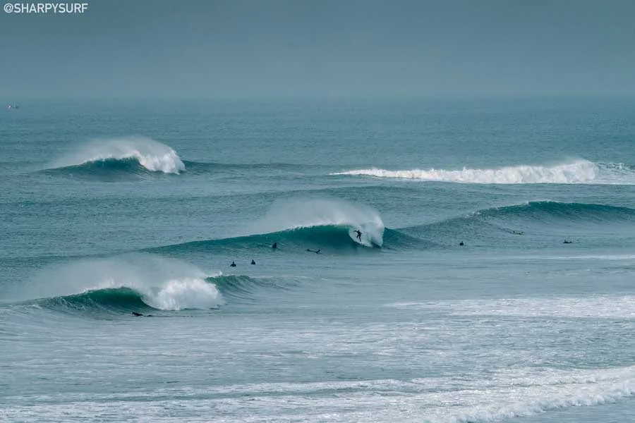 The Cribbar Surfing Point. (Newquay), United Kingdom